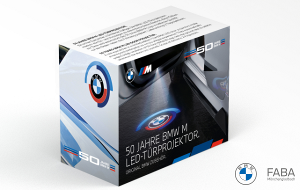 BMW M 50 Jahre LED Türprojektoren - 50mm 1er F40 / 2er F44 / 3er G20 G21 G28 / Z4 G29 63315A64018