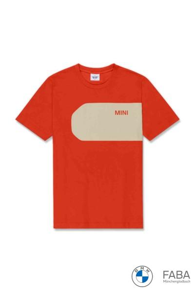 MINI Car Face Detail T-Shirt Men's Rebel Red / Vibrant Silver 80145B32033