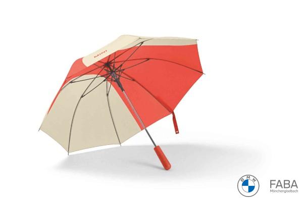 MINI Car Face Detail Walking Stick Umbrella - Vibrant Silver / Rebel Red 80235B320F7
