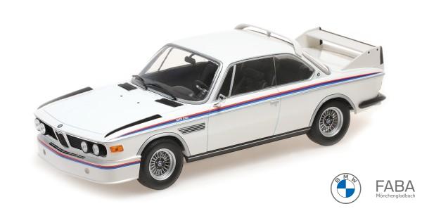 BMW Miniatur 3,0 CSL 1973 weiß 1:18