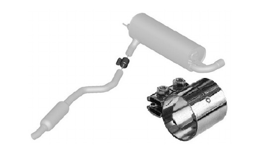 Original BMW Spannhülse / Rohrverbinder für Schalldämpferanlagen - diverse Größen / Durchmesser