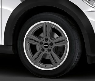 Mini 18" Alufelge 5 Star Double Spoke R127 anthrazit - R60 R61