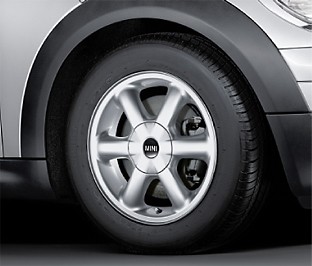 Mini 15" Alufelge Rotator Spoke R101 silber - R50 R52 R53 R55 R56 R57 R58 R59