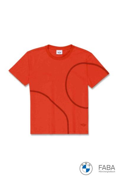 MINI Outline Print T-Shirt Women's - Rebel Red 80145B31FF1