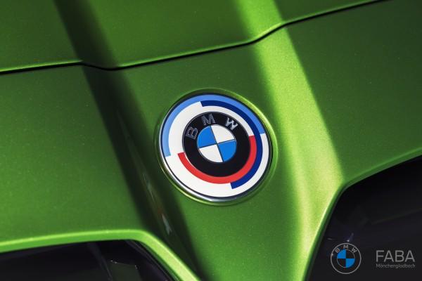 BMW Emblem "50 Jahre BMW M" Frontklappe 1er F40 F20 F21 / Heckklappe 1er F20 F21 / 2er F44 51148087188