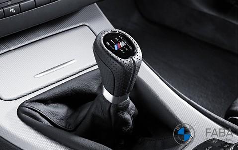 BMW Leder Schaltknauf mit Abdeckung - 3er E90 E91 E92 E93 / M 6-Gang
