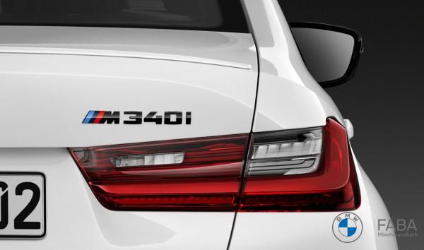 BMW Schriftzug M340i schwarz