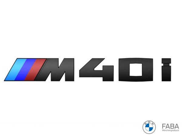 BMW Schriftzug M40i schwarz - X4 G02