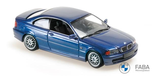 BMW Miniatur 3er E46 blau - 1:43