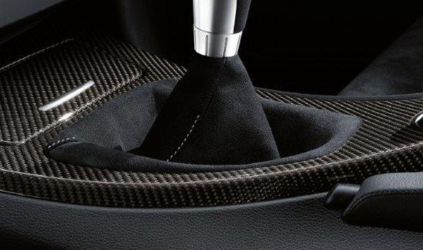 BMW Performance Schalthebelabdeckung Alcantara Leder - 1er E81 E82 E87 E88