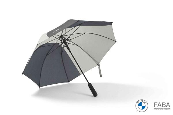 MINI Car Face Detail Walking Stick Umbrella - Schwarz / Grau 80235B320F6