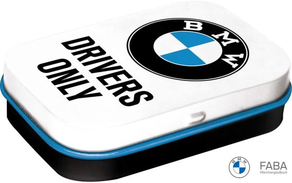 Pillendose "BMW - Drivers Only"