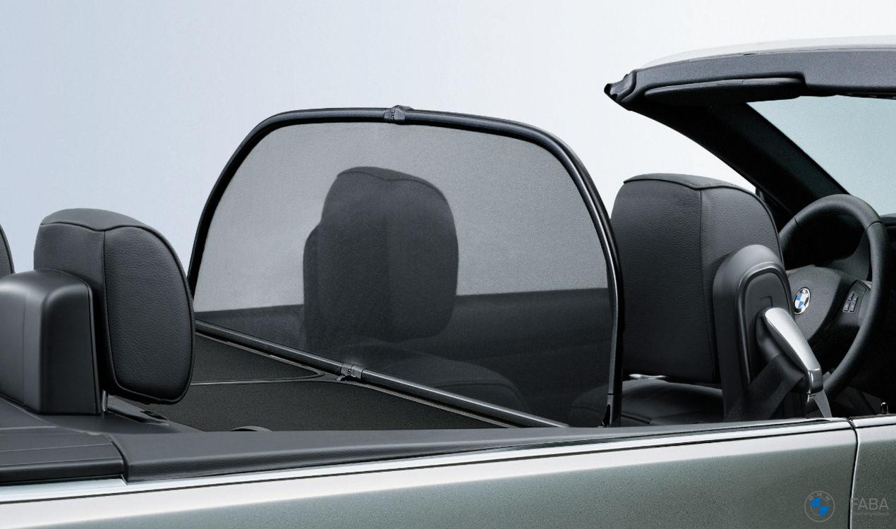 KAWI Windschott für einen BMW E93 Cabrio mit Federspanner Schnellverschluss 