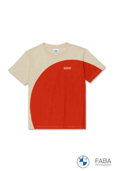 MINI Car Face Detail T-Shirt Women's - Vibrant Silver / Rebel Red 80145B31FD9
