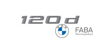 BMW Schriftzug "120d" selbstklebend
