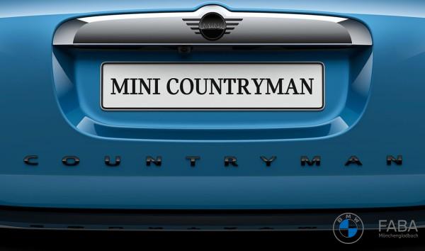 MINI Schriftzug Countryman Piano Black - F60 / R60