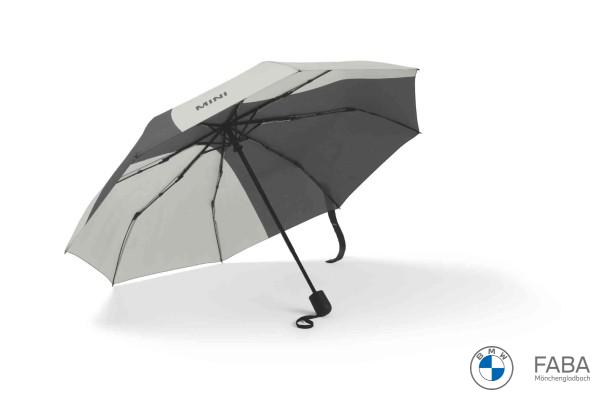 MINI Car Face Detail Foldable Umbrella - Grau / Schwarz 80235B320F3