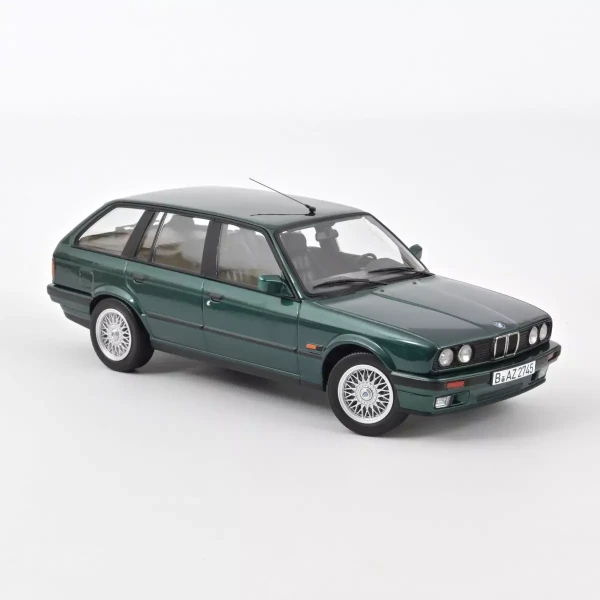 BMW Miniatur 325i Touring 1990 grün metallic 1:18