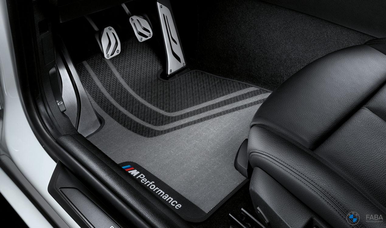 BMW M Performance Fußmatten Hinten 1er F20 LCI orig 