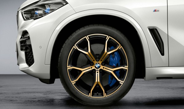 21" BMW Kompletträder Y-Speiche 741 M Night Gold - X5 G05 / X6 G06