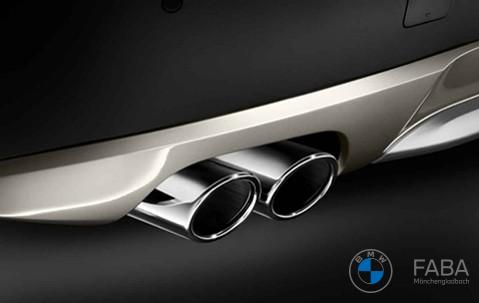Endrohrblende BMW X3 F25 / X4 F26 6-Zylinder